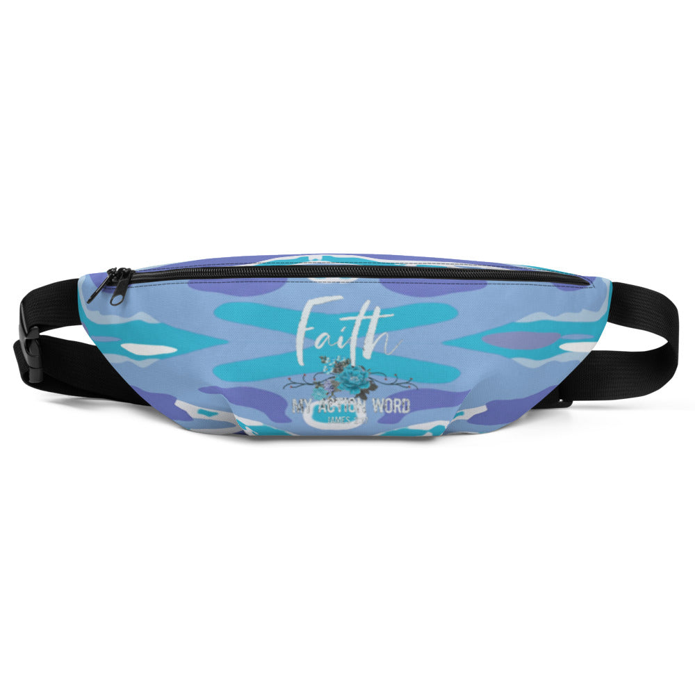 Faith My Action Word Crossbody Bag
