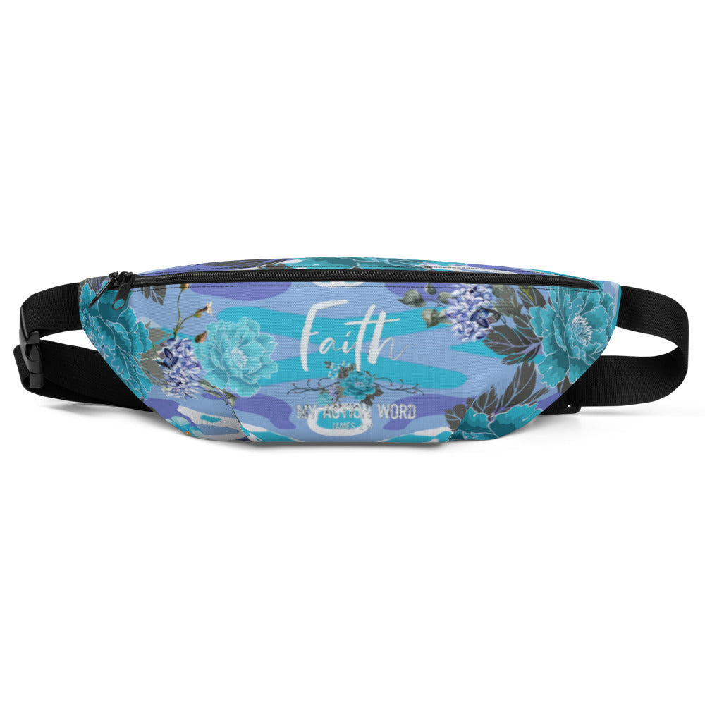Faith My Action Word Crossbody Bag
