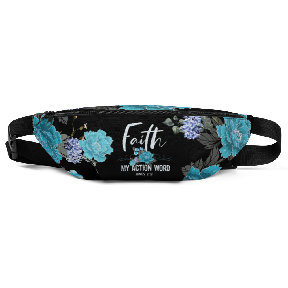 Faith My Action Word Crossbody Bag