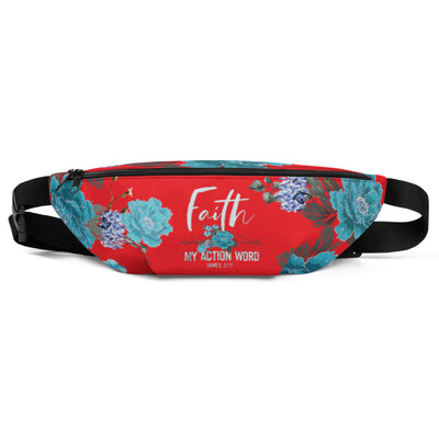 Faith My Action Word Crossbody Bag