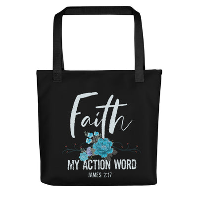 Faith My Action Word Tote